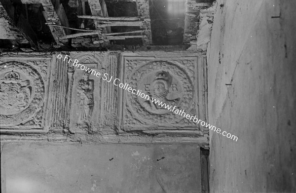 CARRICK CASTLE  GARDEN ROOM CEILING AND CORNICE